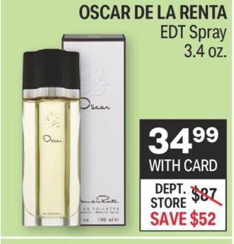 CVS Oscar de la renta edt spray 3.4 oz. offer