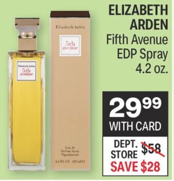 CVS Elizabeth arden fifth avenue edp spray 4.2 oz. offer