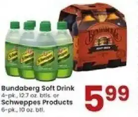 Albertsons Bundaberge Soft Drink offer