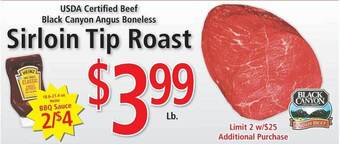 FoodFair Sirloin tip roast offer