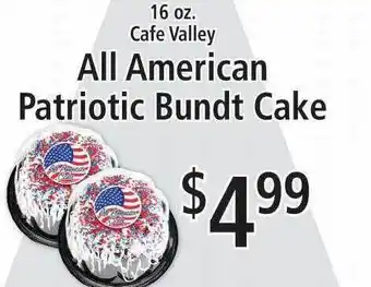 FoodFair All american patriotic bundt cake offer