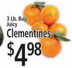 FoodFair Juicy clementines offer