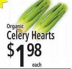FoodFair Organic celery hearts offer