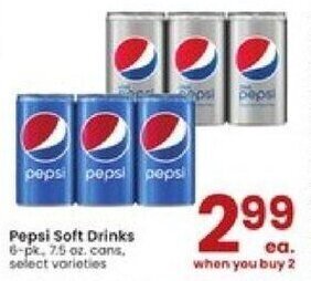 Albertsons Pepsi Soft Drinks offer