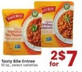 Albertsons Tasty Bite Entree offer