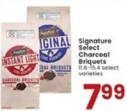 Albertsons Signature Select Charcoal Briquets offer