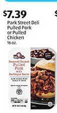 Aldi Park street deli pulled pork or pulled chicken offer