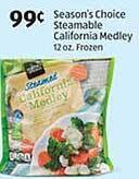 Aldi Season's choice steamable california medley offer