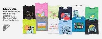 JC Penney Kids' thereabouts short-sleeve graphic tees offer