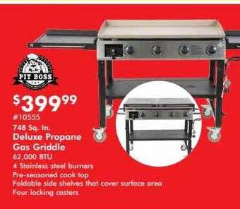 Valu Home Centers Deluxe propane gas griddle offer