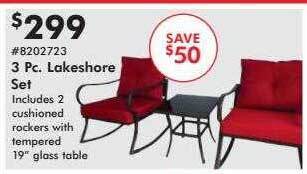 Valu Home Centers 3 pc lakeshore set offer