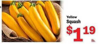 Food Depot Yellow squash offer