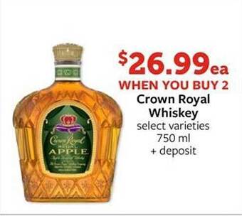 Fareway Crown royal whiskey offer