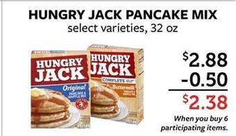 Fareway Hungry jack pancake mix offer