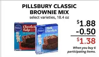 Fareway Pillsbury classic brownie mix offer