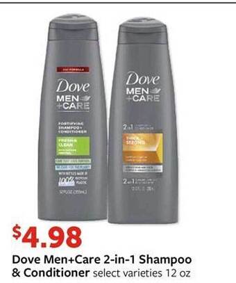 Fareway Dove men+care 2-in-1 shampoo & conditioner offer