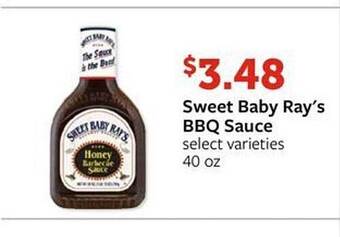 Fareway Sweet baby ray's bbq sauce offer