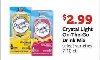 Fareway Crystal light on-the-go drink mix offer