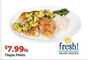 Fareway Tilapia fillets offer