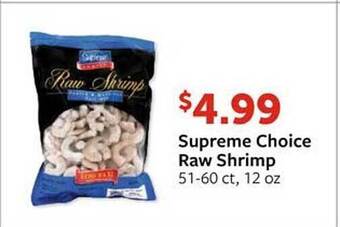 Fareway Supreme choice raw shrimp offer