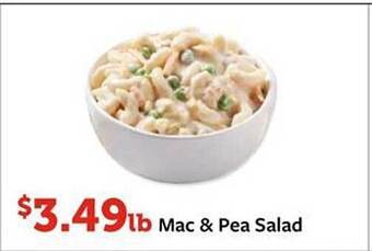 Fareway Mac & pea salad offer