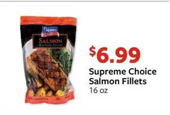 Fareway Supreme choice salmon fillets offer