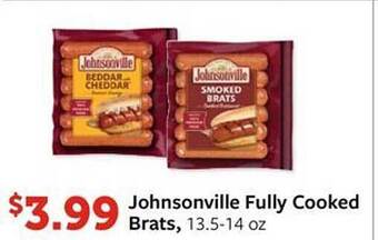 Fareway Johnsonville fully cooked brats offer