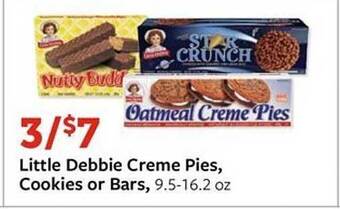 Fareway Little debbie creme pies cookies or bars offer