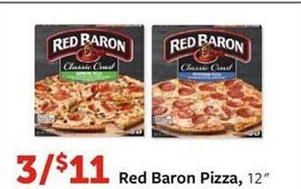 Fareway Red baron pizza offer