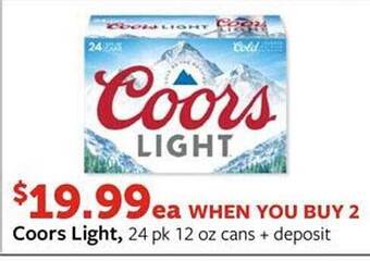 Fareway Coors light offer