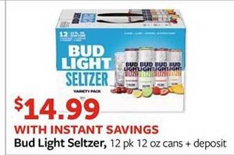 Fareway Bud light seltzer offer
