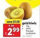 Lidl Gold kiwis offer
