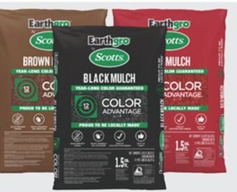 The Home Depot Scotts 1.5 cu. ft. earthgro® wood mulch offer