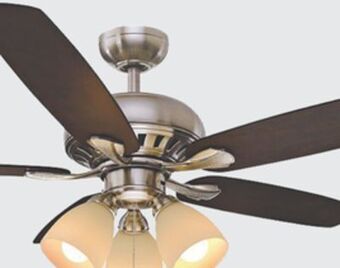 The Home Depot Hampton bay 52" rockport led ceiling fan offer