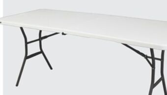 The Home Depot Lifetime 6' multi-purpose folding table offer