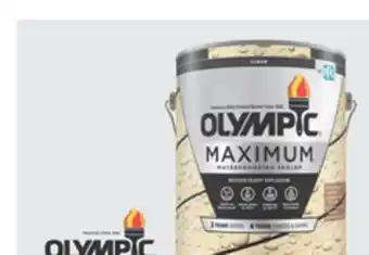 The Home Depot Olympic gallon maximum® clear waterproofing sealant offer