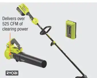 The Home Depot Ryobi 40v 2-tool 4.0ah kit offer