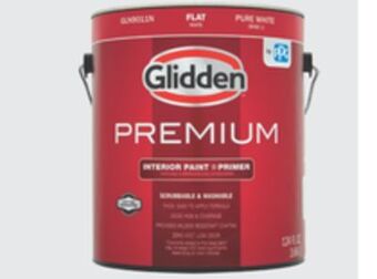 The Home Depot Glidden premium interior flat paint & primer offer