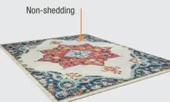 The Home Depot Stylewell 6'x9' aurora medallion area rug offer
