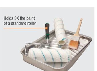 The Home Depot 6 pc. microfiber paint tray set offer