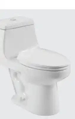 The Home Depot Glacier bay elongated 1-piece toilet kit offer