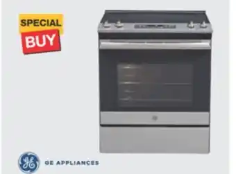 The Home Depot Ge 5.3 cu. ft. stainless steel slide-in electric range offer