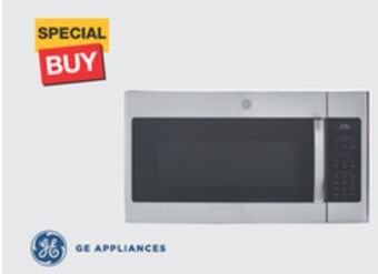 The Home Depot Ge 1.9 cu. ft. stainless steel over-the-range microwave offer