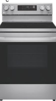 The Home Depot Lg 6.3 cu. ft. stainless steel electric convection range offer