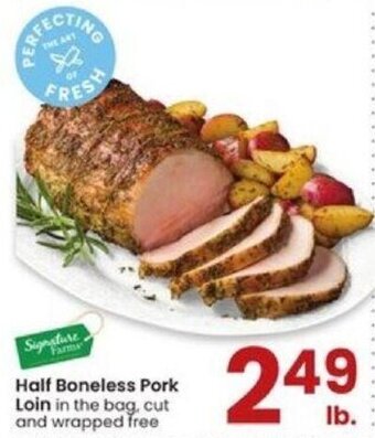 Albertsons Half boneless Pork Loin offer