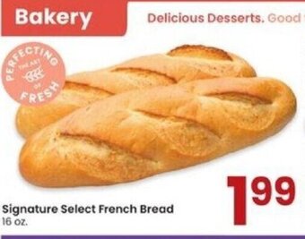 Albertsons Signature Select French Bread offer