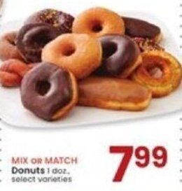 Albertsons Mix or Match Donuts 1 doz., offer