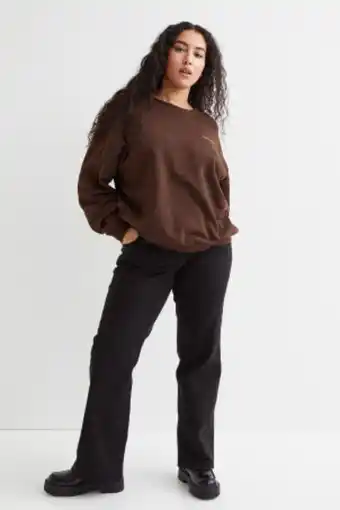 H&M H&m+ low waist flared twill pants offer