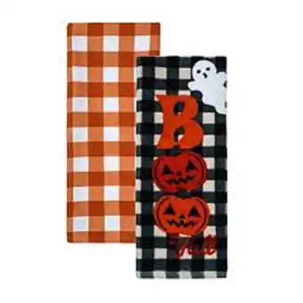 Kohl's Celebrate together™ halloween boo y'all kitchen towel 2-pk. offer