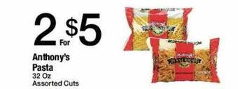 Jons International Anthony's pasta offer